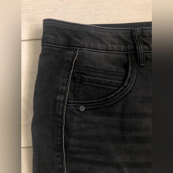 NWT  Democracy Jeans “Ab” Solution High Rise Slim Straight Crop Size 14 - Picture 4 of 12